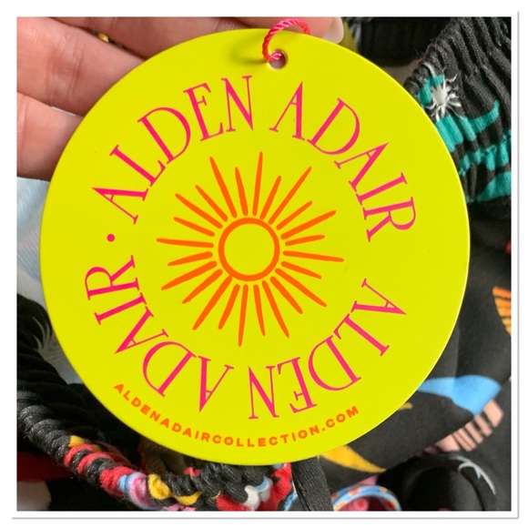 NWT Alden Adair Elton Pant In Moonlight Multicolor Size Extra Small - Picture 8 of 9